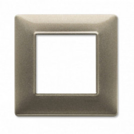 Plaque simple Plana - bronze métallisé