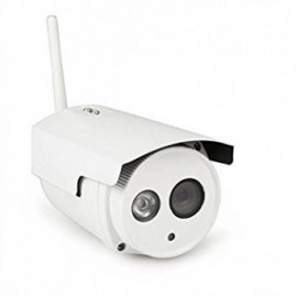 Caméra IP WiFi - extérieure, fixe, blanche