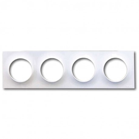 Plaque Simple Blanc Odace Touch