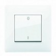 Interrupteur Plana simple I/O - blanc